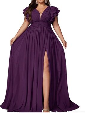 Purple Plus Size Bridesmaid Dresses for Sale up to 90% Off: Poshmark